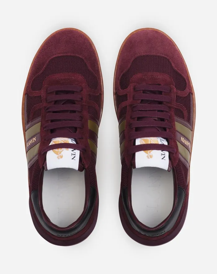 Clay Mesh Sneakers Burgundygreen Women Lanvin Sneakers Clay Mesh Sneakers Burgundygreen Women Lanvin Sneakers