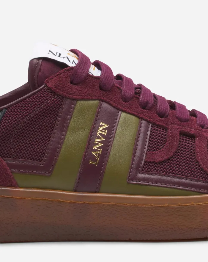 Clay Mesh Sneakers Burgundygreen Women Lanvin Sneakers Clay Mesh Sneakers Burgundygreen Women Lanvin Sneakers