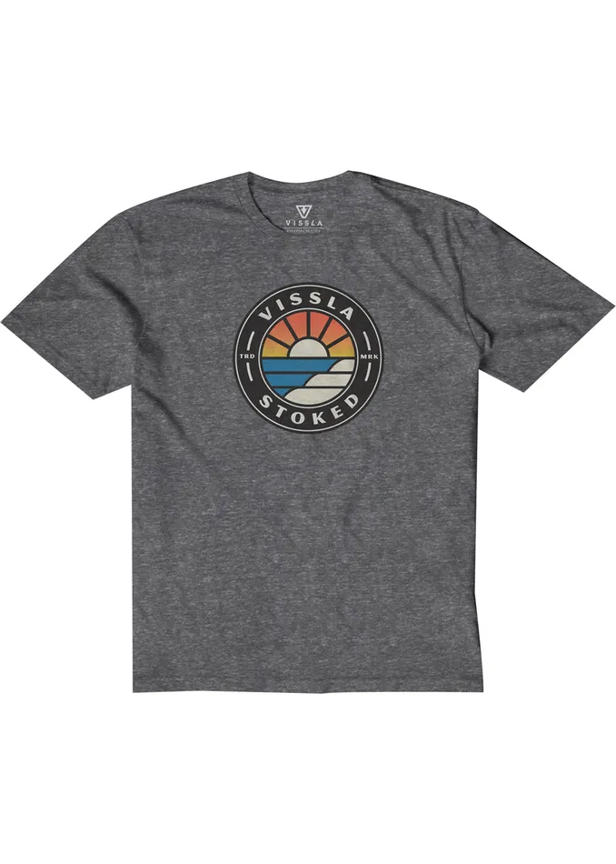 Clothing Cover Up Kids Snow Tee Black Heather 8211 Vissla Youth