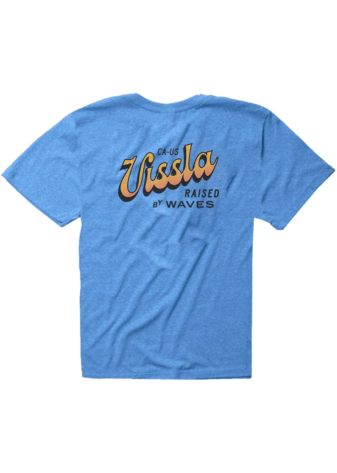 Clothing Vissla Youth Sunset Shadows Boys Tee RYH 8211 Royal Heather