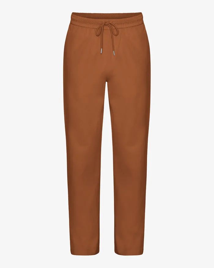 Colorfulstandard Pants Women Organic Twill Pants 8211 Ginger Brown
