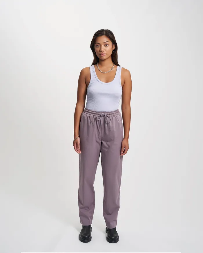 Colorfulstandard Pants Women Organic Twill Pants 8211 Ginger Brown