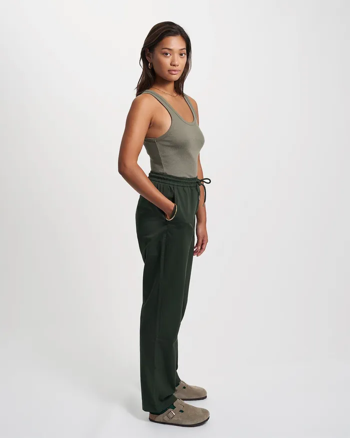 Colorfulstandard Pants Women Organic Twill Pants 8211 Hunter Green