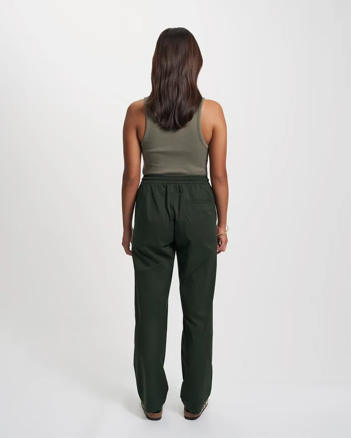 Colorfulstandard Pants Women Organic Twill Pants 8211 Hunter Green