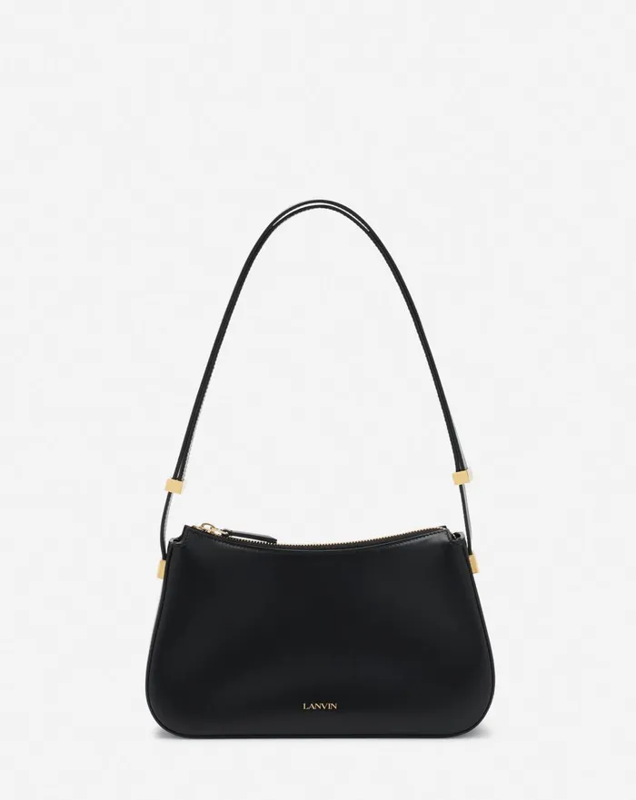 Concerto Baguette Leather Bag Black Women Lanvin Crossbody Bags and Shoulder Bags