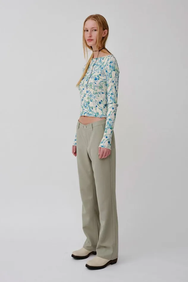 Coretta 8211 Seagrass Women Won Hundred Trousers