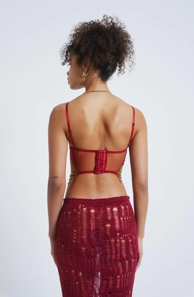 Corsets Women Jaded London Red Lorelai Corset
