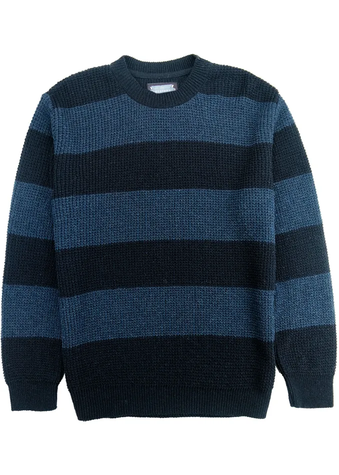Creators Oaxaca Eco Crew Sweater Dark Naval Men Fleece and Hoodies Vissla