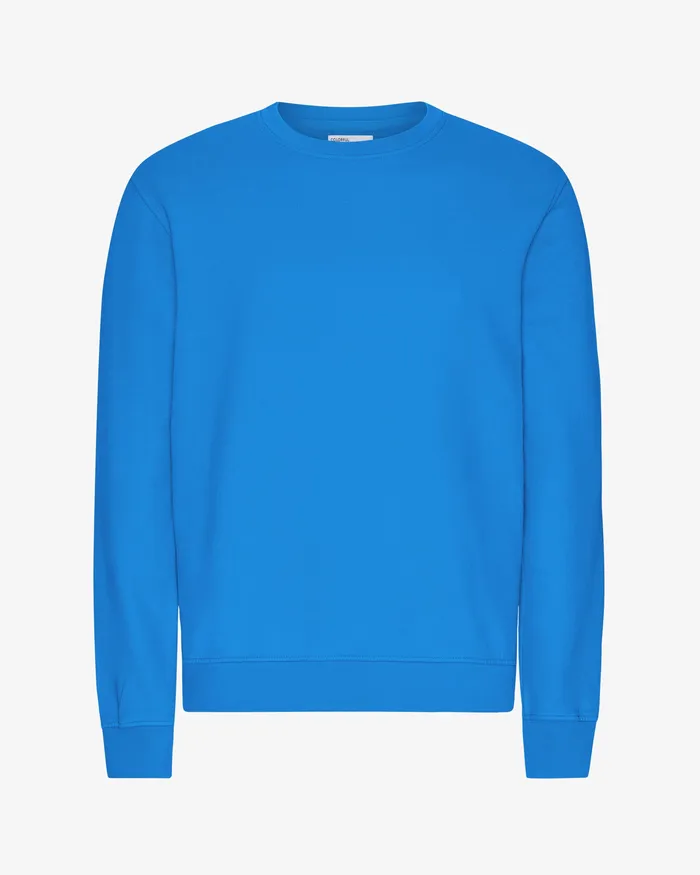 Crewneck Sweatshirts Classic Organic Crew 8211 Pacific Blue Colorfulstandard Men