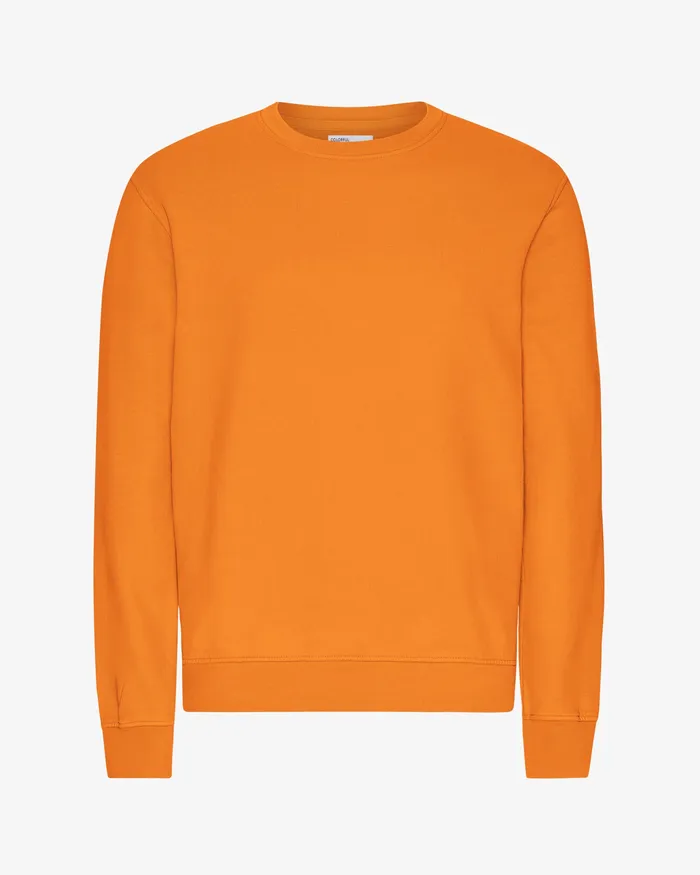 Crewneck Sweatshirts Colorfulstandard Men Classic Organic Crew 8211 Sunny Orange