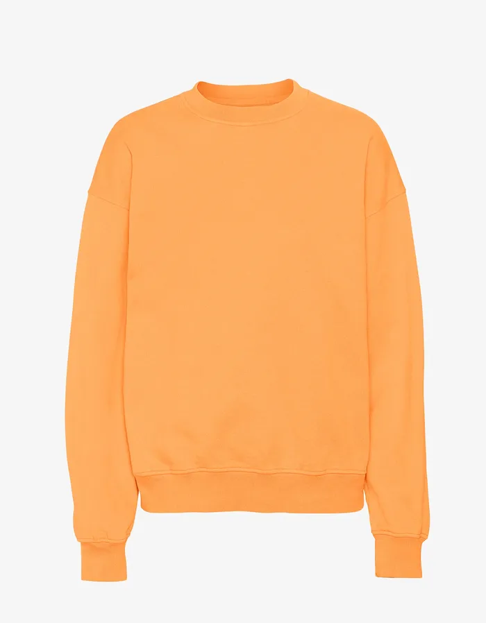 Crewneck Sweatshirts Colorfulstandard Men Organic Oversized Crew 8211 Sandstone Orange