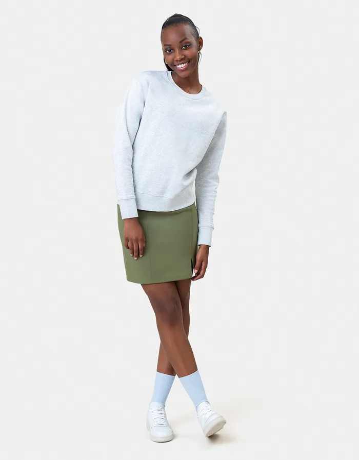 Crewneck Sweatshirts Women Classic Organic Crew 8211 Neptune Blue 8211 Colorfulstandard Women