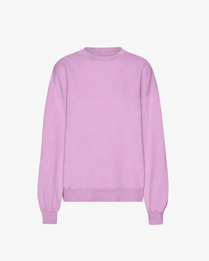 Crewneck Sweatshirts Women Colorfulstandard Organic Oversized Crew 8211 Cherry Blossom