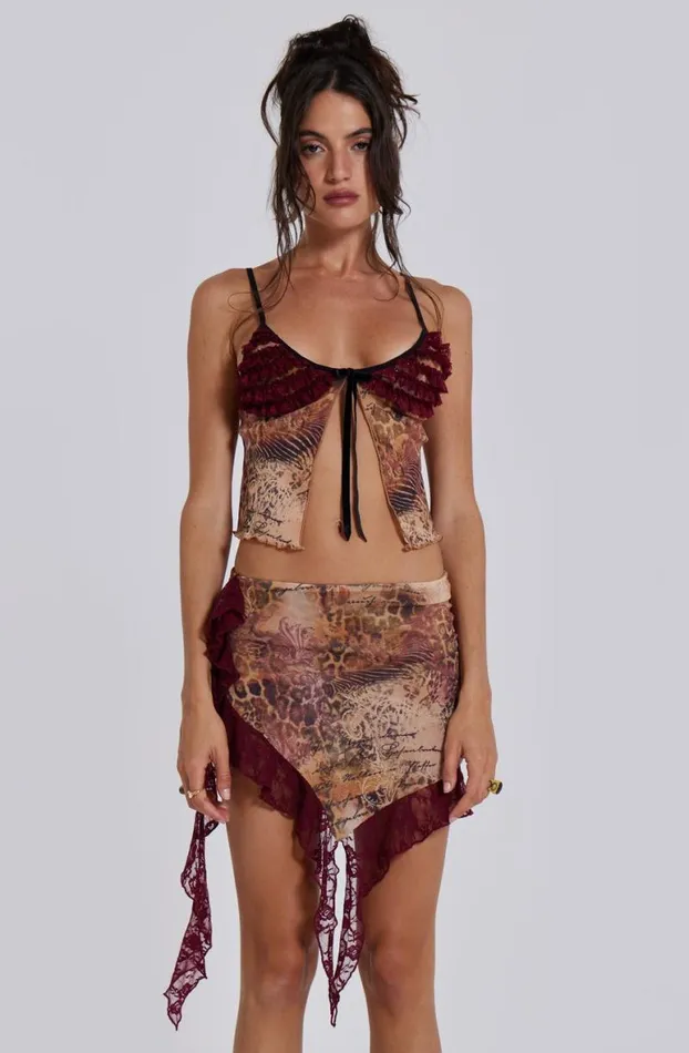 Crop Tops Women Jaded London Celestia Babydoll Cami Top