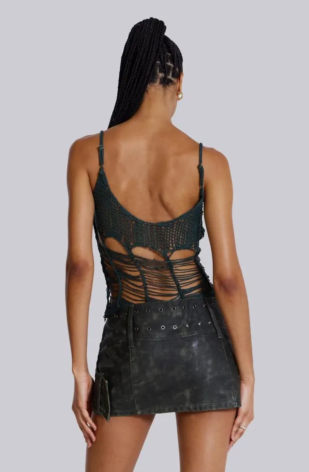 Crop Tops Women Jaded London Zeta Knitted Top