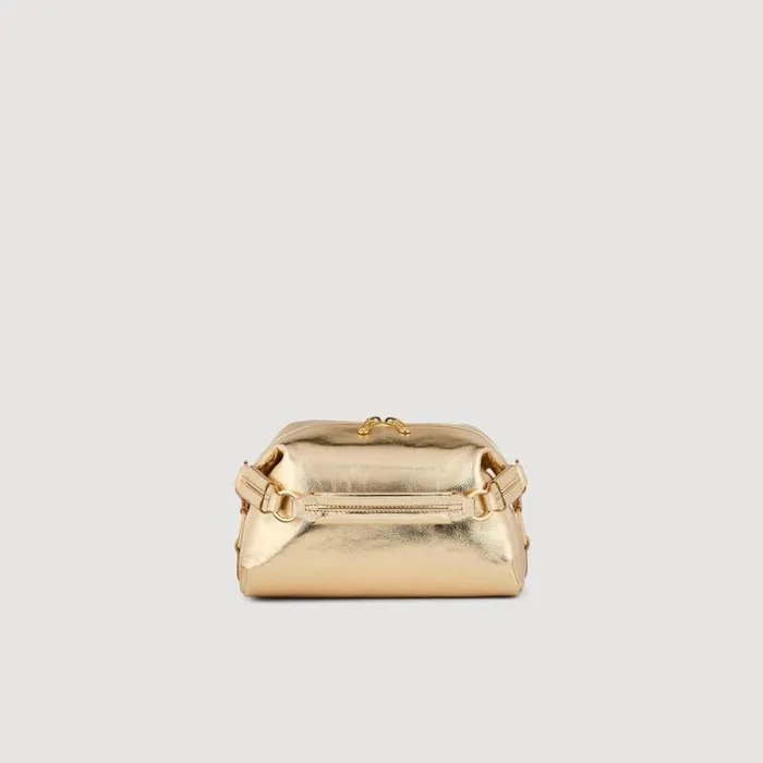 Crossbody Bags Women SANDRO LE 84 Leather Bag Gold