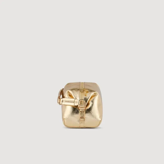 Crossbody Bags Women SANDRO LE 84 Leather Bag Gold