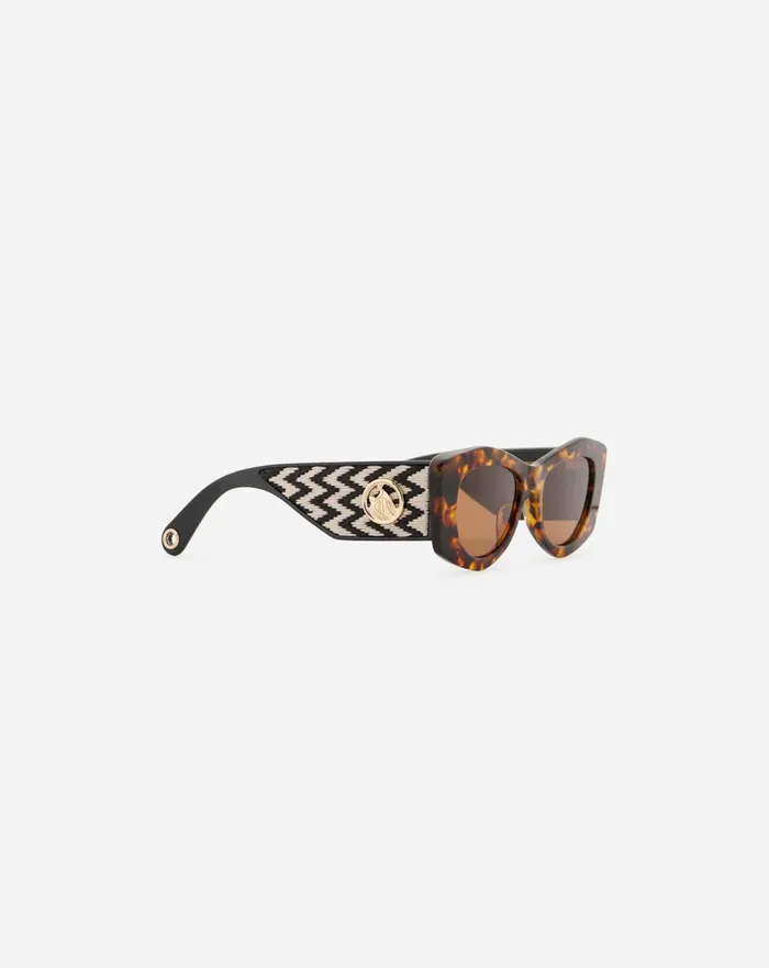 Curb Sunglasses Dark Brown Women Lanvin Sunglasses