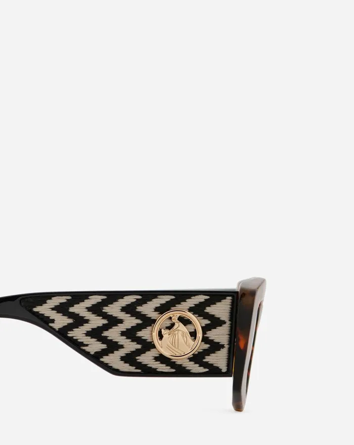 Curb Sunglasses Dark Brown Women Lanvin Sunglasses