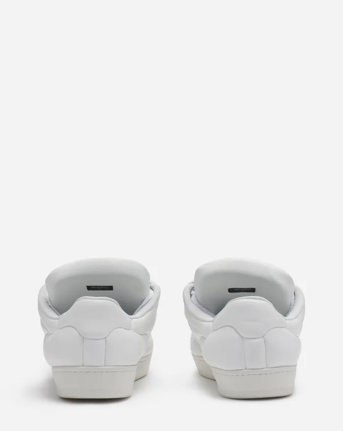 Curb Xl Leather Sneakers Whitewhite Men Lanvin Curb Curb Xl Leather Sneakers Whitewhite Men Lanvin Curb