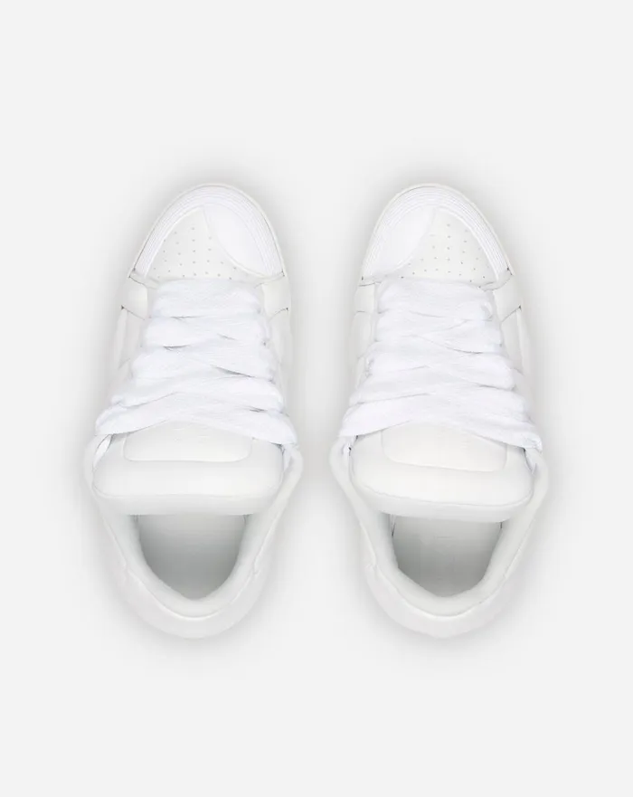 Curb Xl Leather Sneakers Whitewhite Men Lanvin Curb Curb Xl Leather Sneakers Whitewhite Men Lanvin Curb