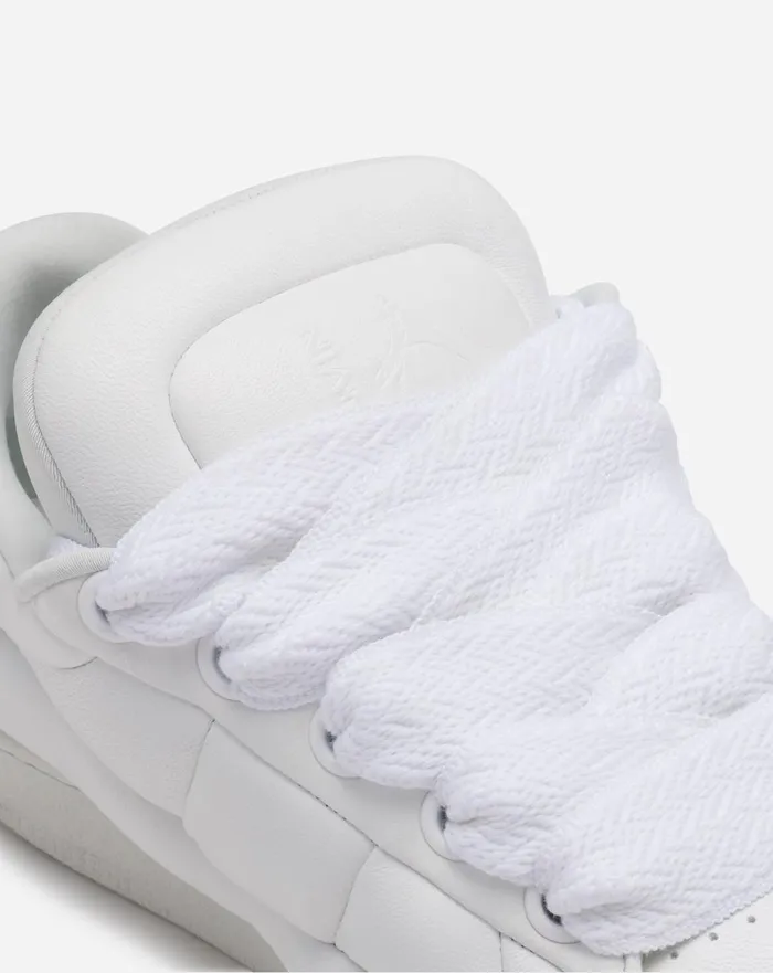 Curb Xl Leather Sneakers Whitewhite Men Lanvin Curb Curb Xl Leather Sneakers Whitewhite Men Lanvin Curb