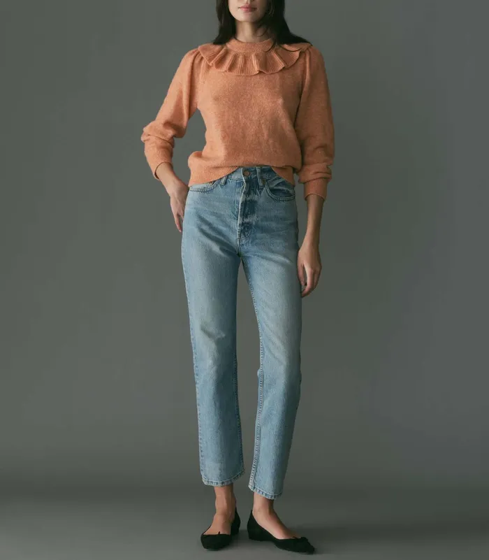 DEN Azaria Sweater Coral Women Knitwear DEN Azaria Sweater Coral Women Knitwear