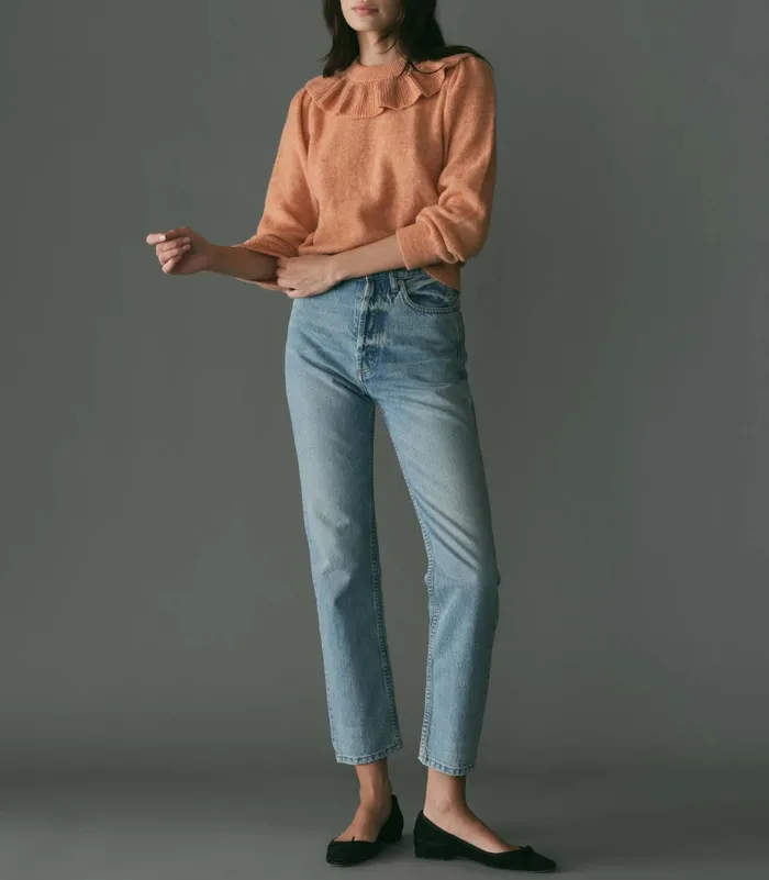 DEN Azaria Sweater Coral Women Knitwear DEN Azaria Sweater Coral Women Knitwear
