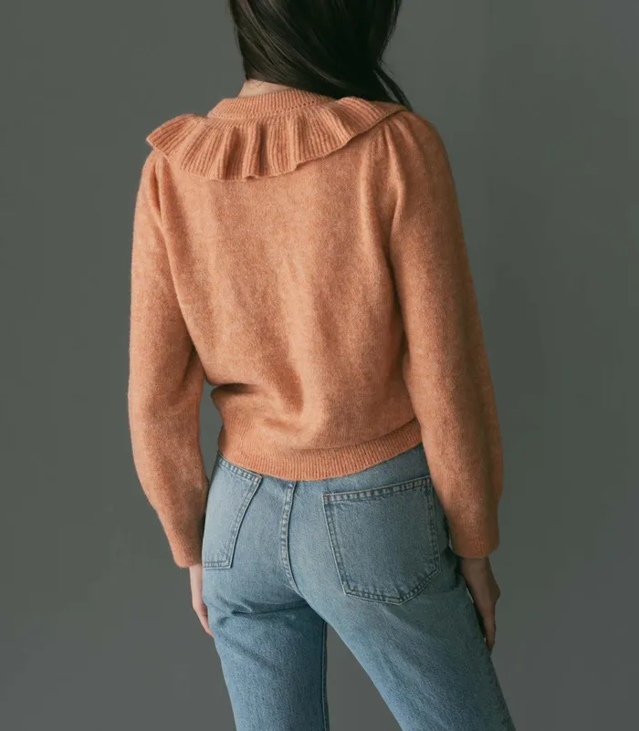 DEN Azaria Sweater Coral Women Knitwear DEN Azaria Sweater Coral Women Knitwear