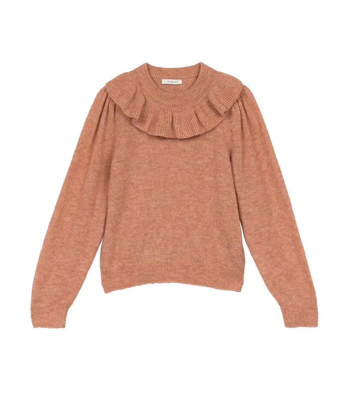 DEN Azaria Sweater Coral Women Knitwear DEN Azaria Sweater Coral Women Knitwear