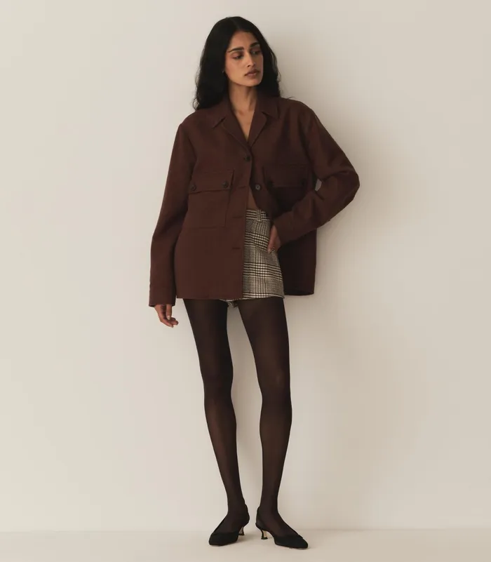 DEN Clifton Jacket Rust Umber Women Coats and Jackets