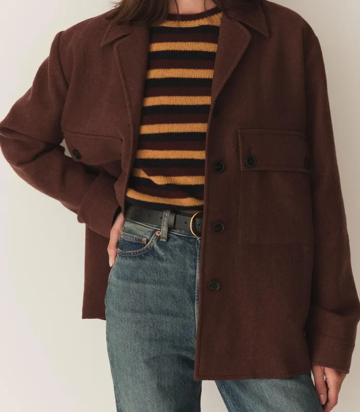DEN Clifton Jacket Rust Umber Women Coats and Jackets