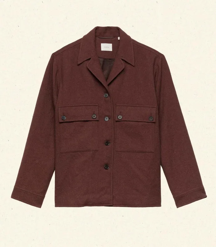 DEN Clifton Jacket Rust Umber Women Coats and Jackets