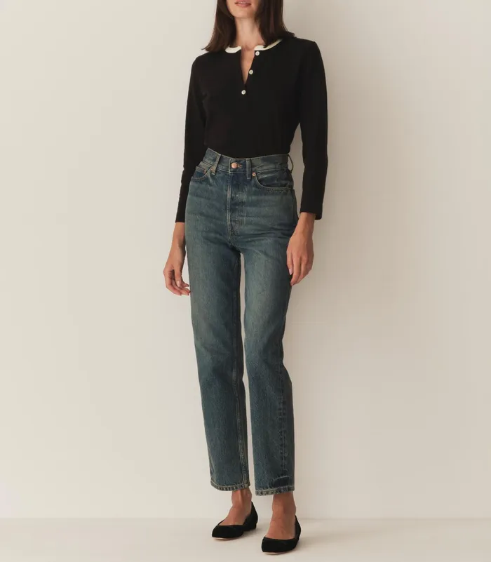 DEN Clover Tee Black Women Tees