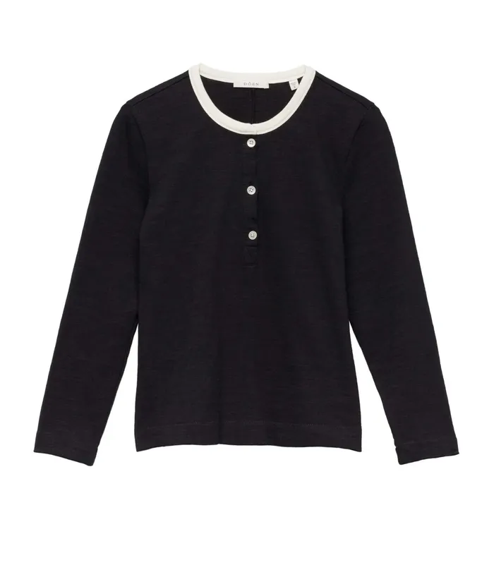 DEN Clover Tee Black Women Tees