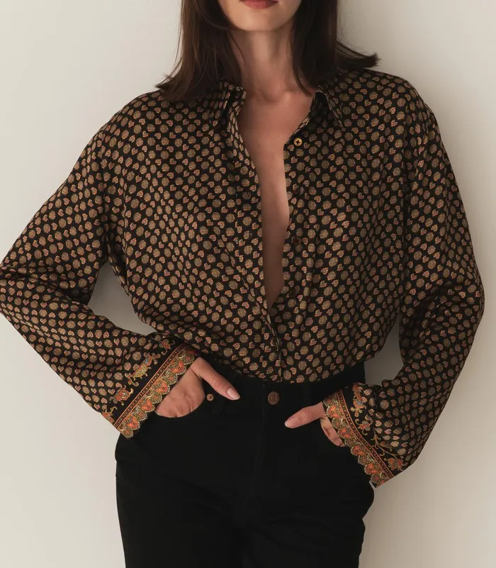 DEN Hilla Top Beauvoir Paisley Women Tops