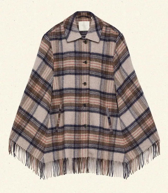 DEN Kent Cape Maclaine Plaid Women Coats and Jackets DEN Kent Cape Maclaine Plaid Women Coats and Jackets