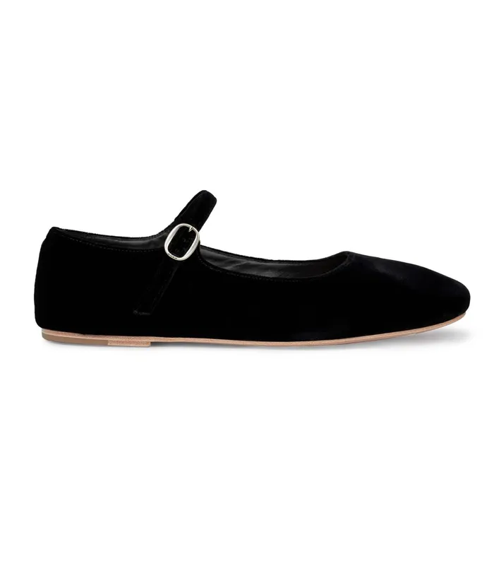 DEN Mary Jane Slipper Black Women Shoes