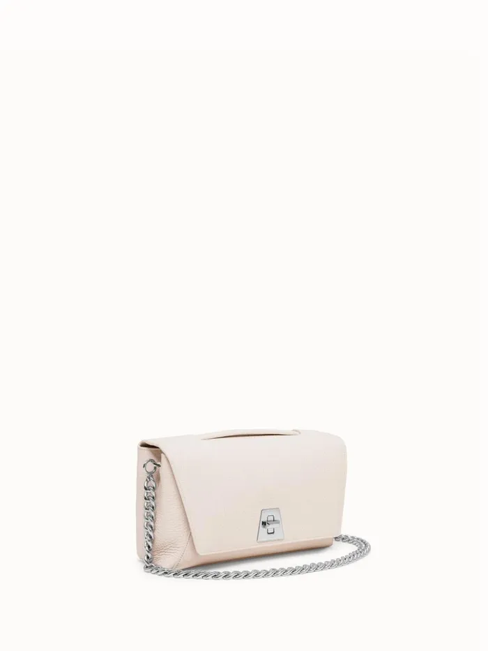 Day Bag In Cervocalf Leather Alabaster Women Akris Crossbody Bags