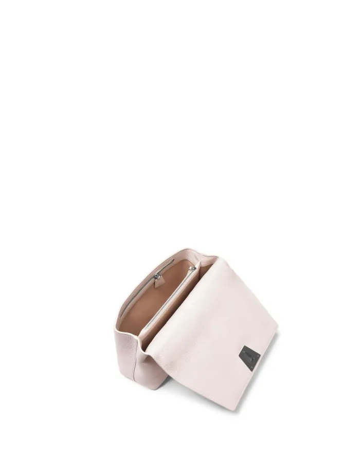 Day Bag In Cervocalf Leather Alabaster Women Akris Crossbody Bags