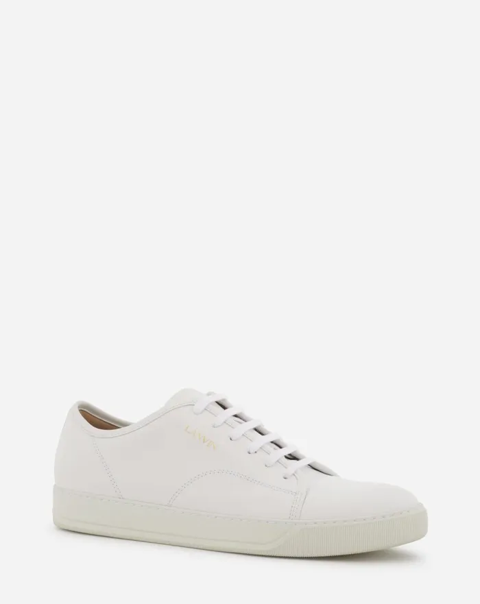 Dbb1 Leather Sneakers White Men Lanvin Sneakers