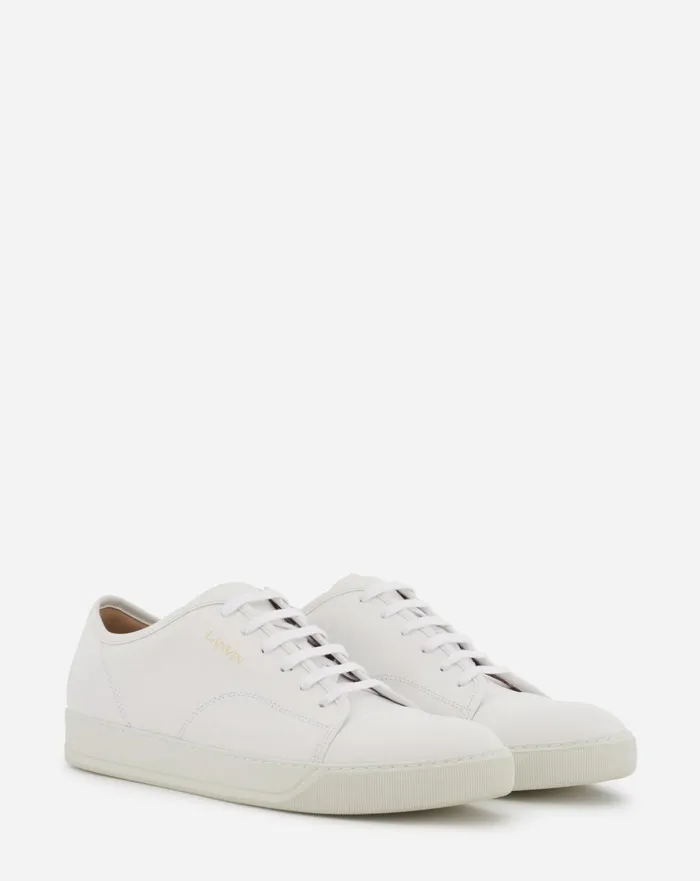 Dbb1 Leather Sneakers White Men Lanvin Sneakers
