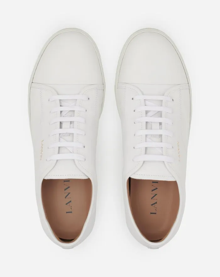 Dbb1 Leather Sneakers White Men Lanvin Sneakers