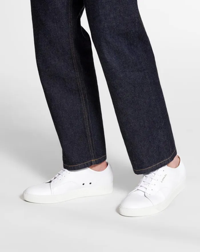 Dbb1 Leather Sneakers White Men Lanvin Sneakers