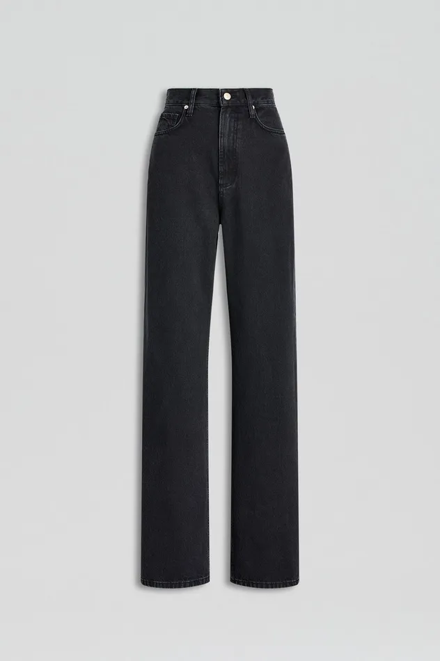 Denim DENIM DRAPE LEG JEAN WASHEDBLACKG 8211 Scanlan Theodore Women