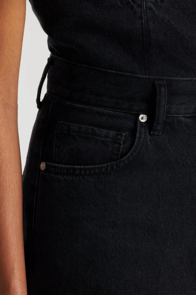 Denim DENIM DRAPE LEG JEAN WASHEDBLACKG 8211 Scanlan Theodore Women