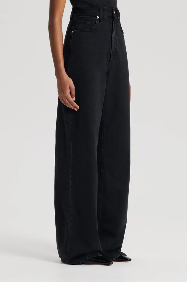 Denim DENIM DRAPE LEG JEAN WASHEDBLACKG 8211 Scanlan Theodore Women