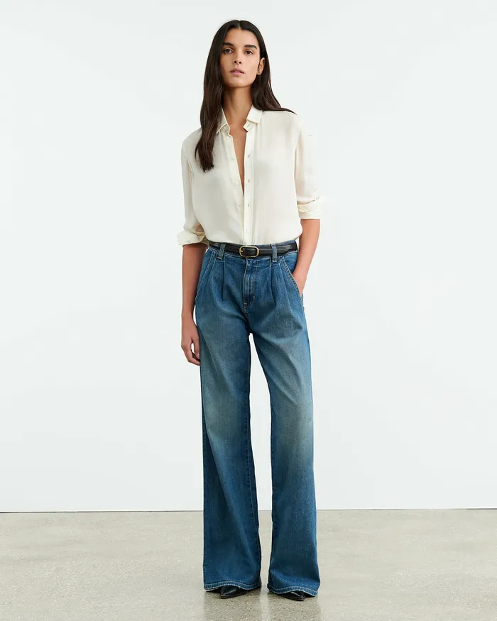Denim FLORA JEAN Classic Wash Nili Lotan Women