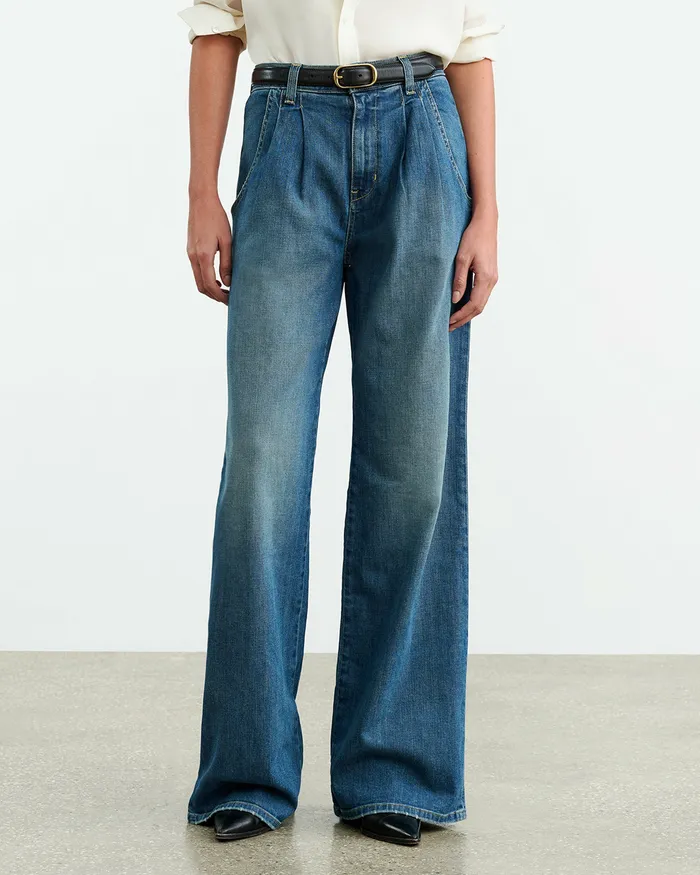 Denim FLORA JEAN Classic Wash Nili Lotan Women