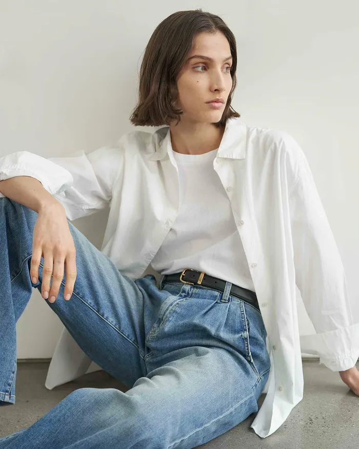 Denim FLORA JEAN Classic Wash Nili Lotan Women